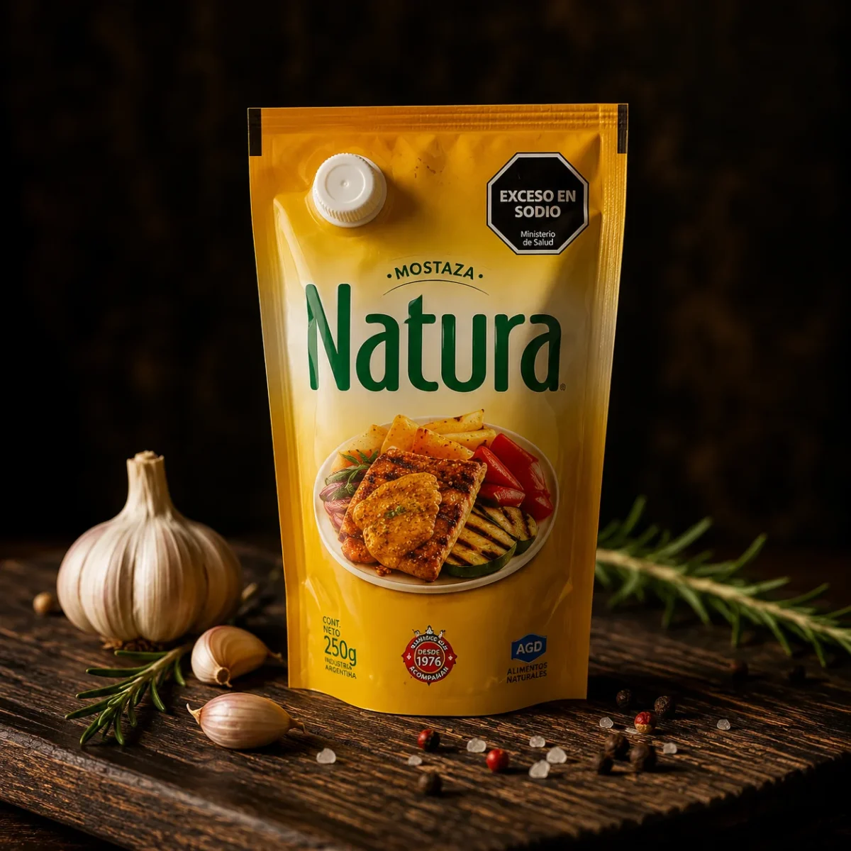 MOSTAZA NATURA X250GR