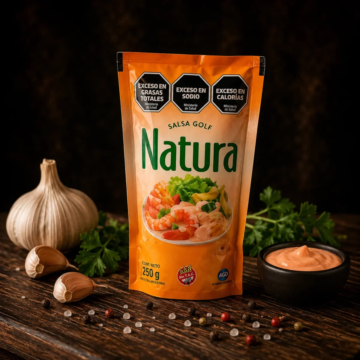 salsa golf natura x 250gr SALSA GOLF NATURA X250GR